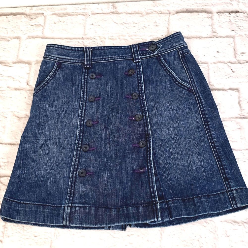 bica cheia women's A-line Jean Skirt size 2